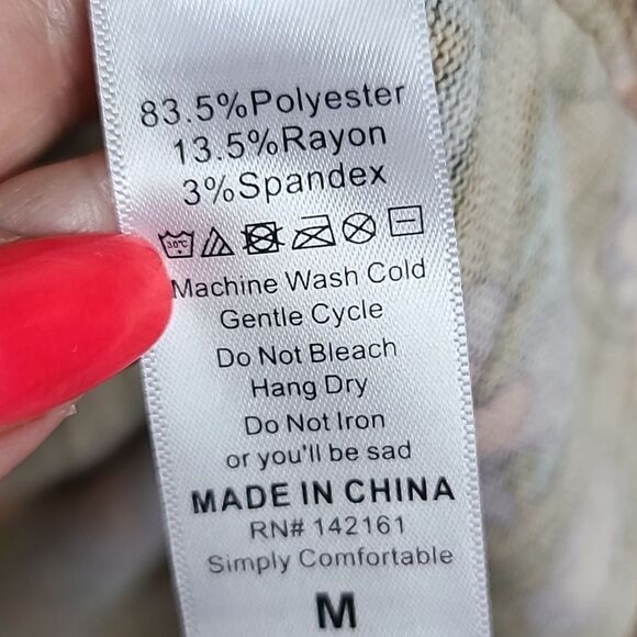 LuLaRoe NWT Sarah Cardigan Copper Floral Knit Long Duster Sweater Jacket M 10/12 - Picture 8 of 11